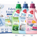 Frida Fabric Textilerfrischer 12 x 1L Mischpaket – Fresh, Gardenia & Spring Breeze Wäscheduft