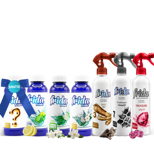 Frida Luft & Bodenerfrischer Duftpaket 7 Düfte, langanhaltend
