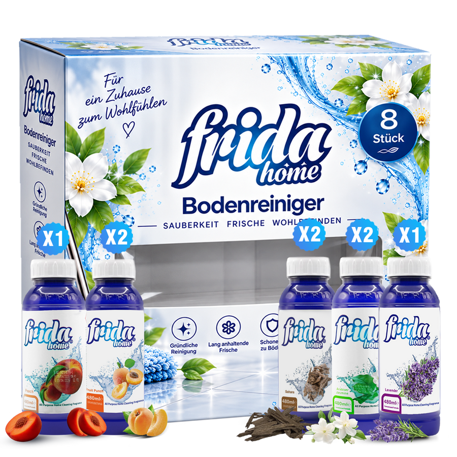 Frida Luft & Bodenerfrischer 8 Duftpakete lang anhaltender Duft für Zuhause Arom
