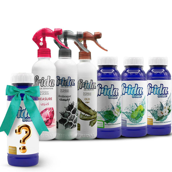 Frida Luft & Bodenerfrischer Duftpaket 7 Düfte, langanhaltend