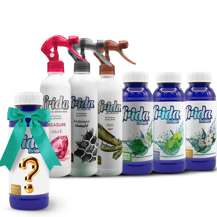 Frida Luft & Bodenerfrischer Duftpaket 7 Düfte, langanhaltend