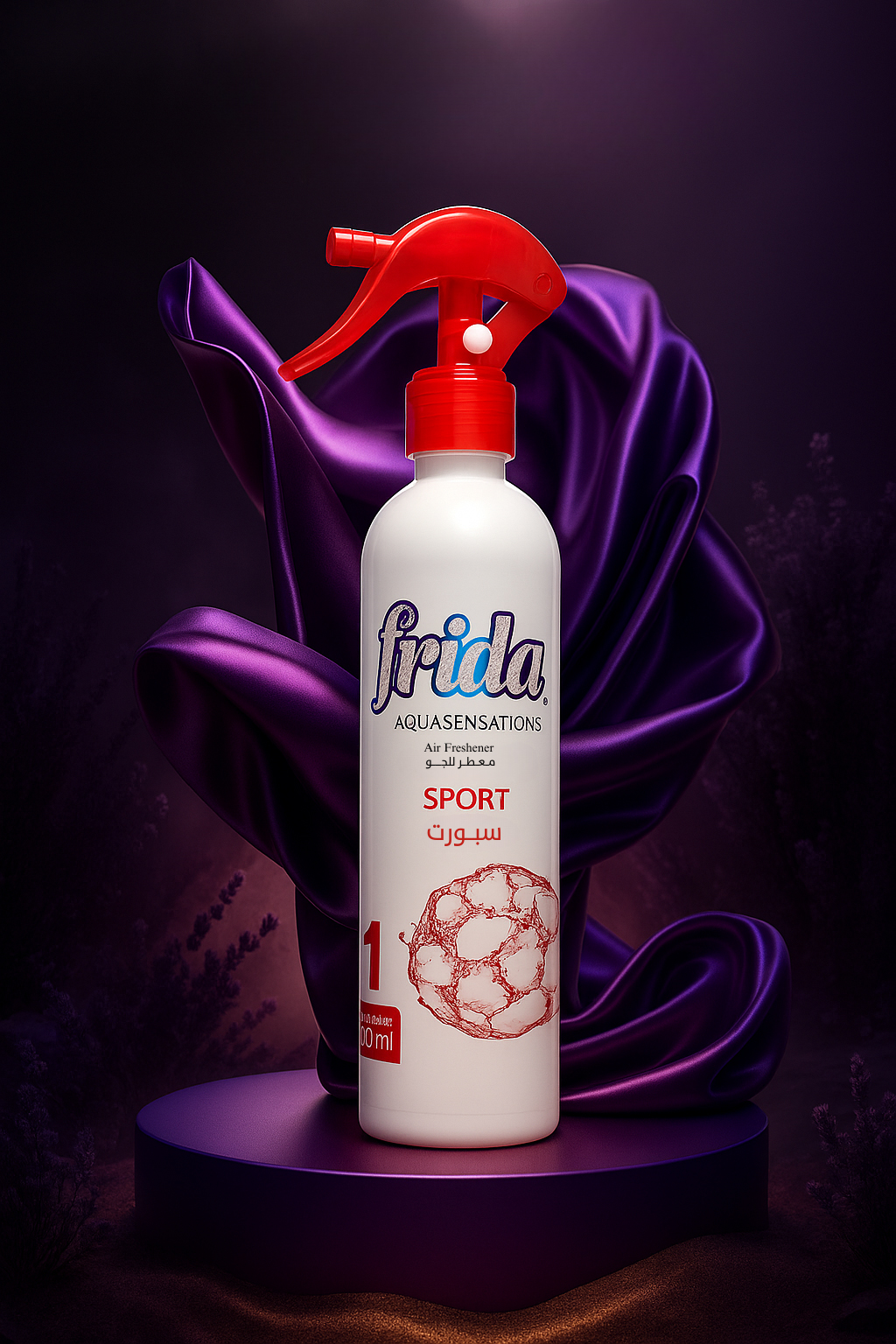 Frida Aqua Sensations SPORT Lufterfrischer (460 ml) Natürliche Langzeitwirkung