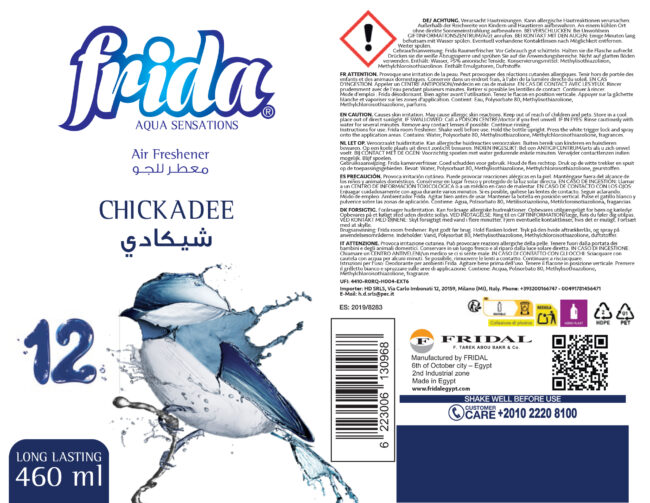Frida Aqua Chicka Dee 460 ml