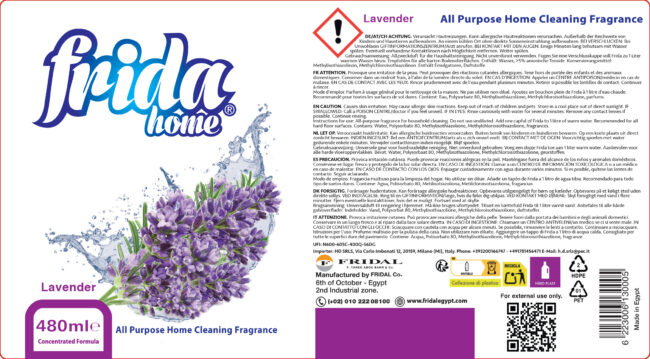 Frida Allzweck-Haushaltsreiniger Lavendel 480 ml