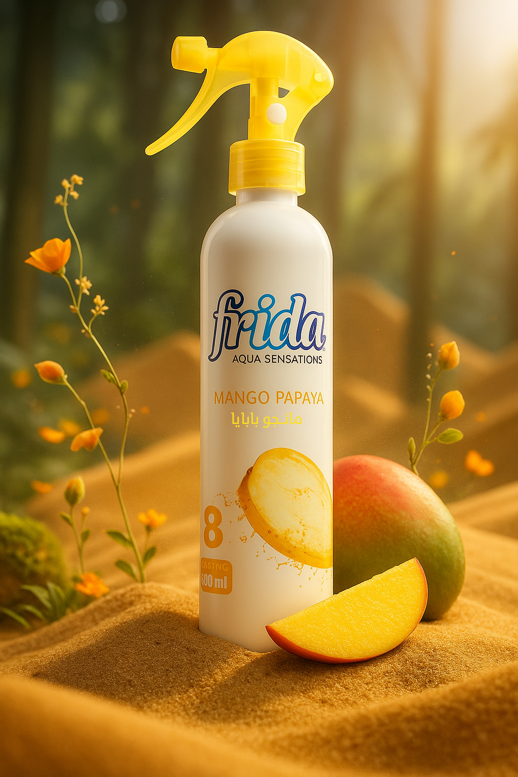Frida Haushalts-Spray Lufterfrischer, Mango Papaya - 460 ml